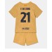 Cheap Barcelona Frenkie de Jong #21 Away Football Kit Children 2022-23 Short Sleeve (+ pants)